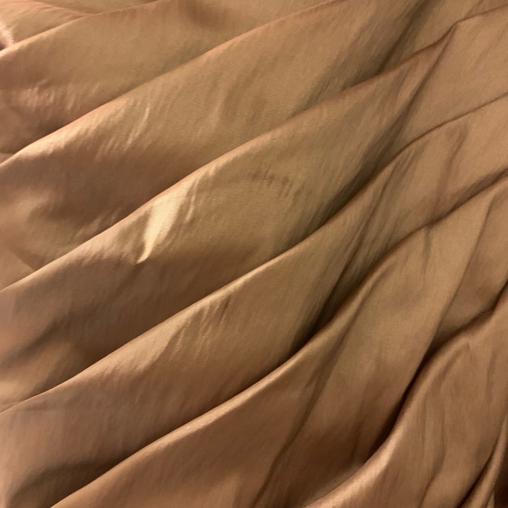 Taupe evening dress